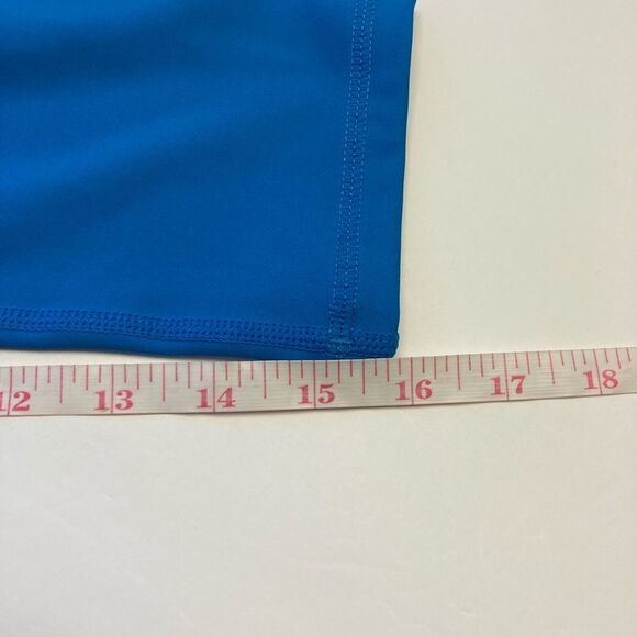 Zyia Royal‎ Blue Willow Light N Tight Hi-Rise Crop Legging Size 4 With Pockets - Picture 11 of 12